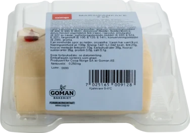 Coop Marsipankake 2pk 250g