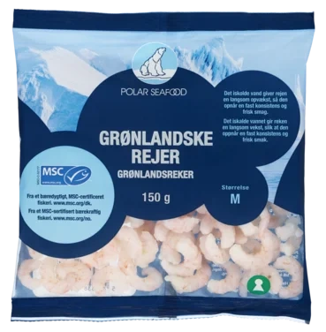 Pillede Reker 250/350 150gr Polar Seafood