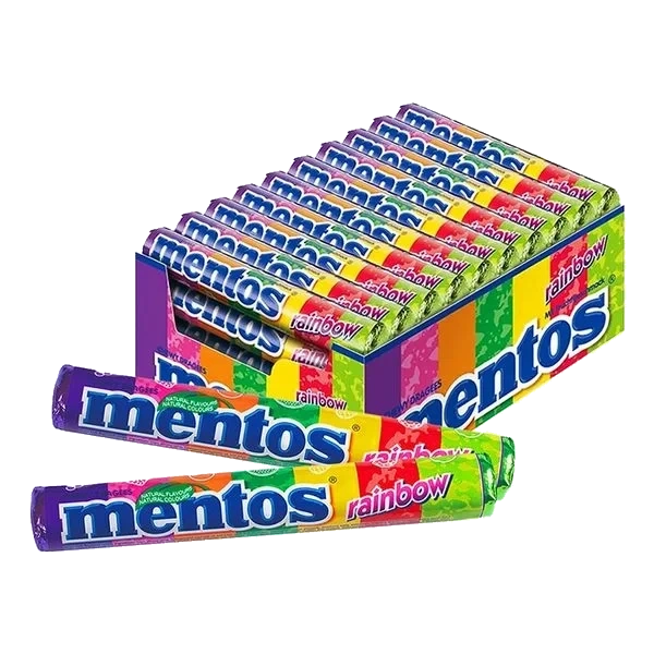 Mentos Rainbow (Kartong 40 ruller)