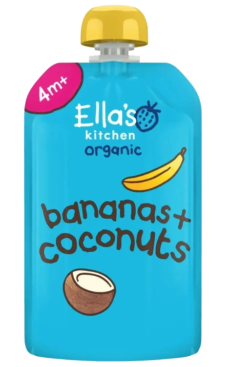Banan+Kokos Øko 4mnd 120g Ellas