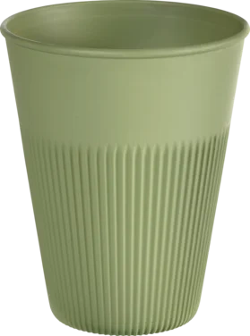 Drikkebeger Stripes Pp Gjenbrukbar 36cl Grønn