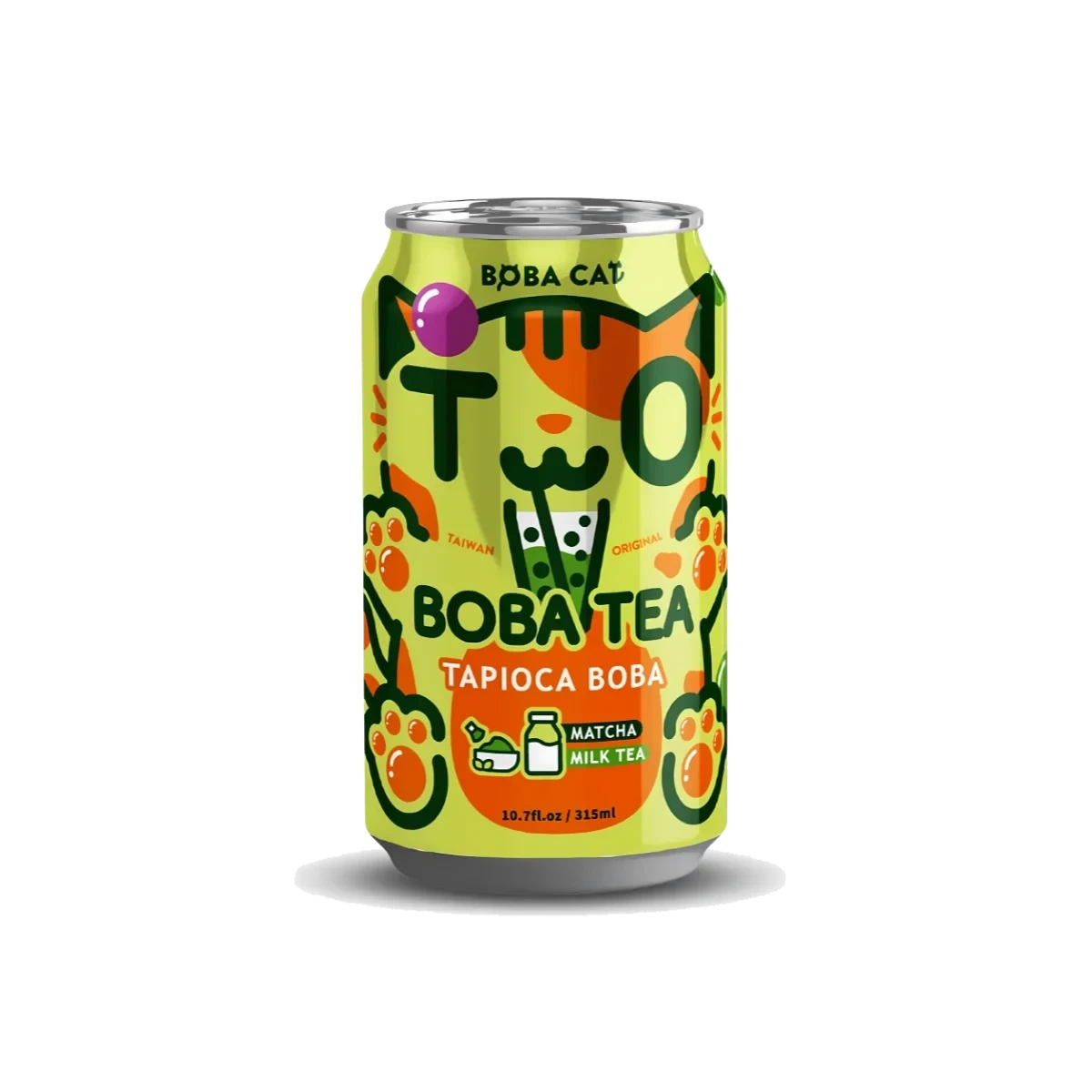 Boba Cat Matcha Milk Tea 315 ml