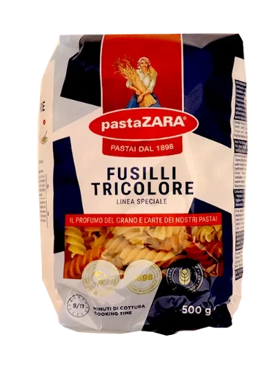 PastaZara Tricolor Spirali 500g