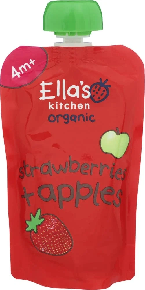 Jordbær og eple