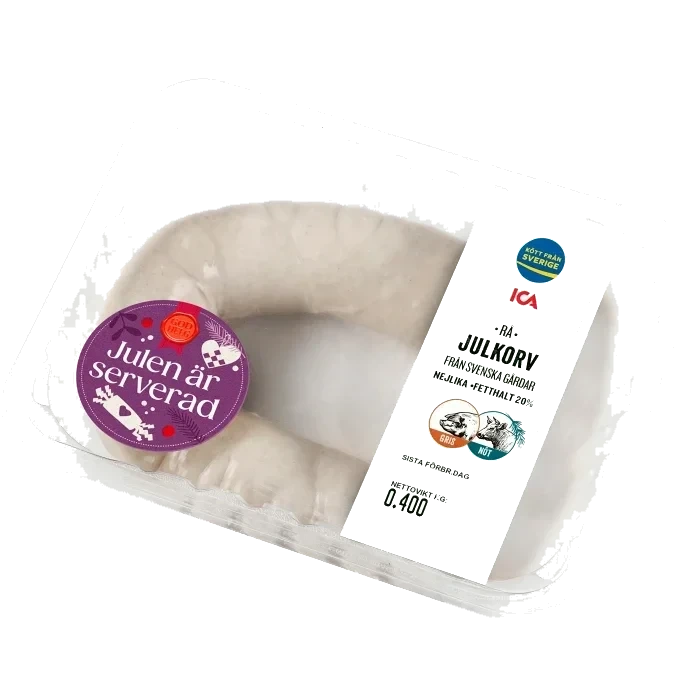 Julkorv rå 400g ICA