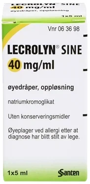 Lecrolyn Sine Ögondroppar flaska