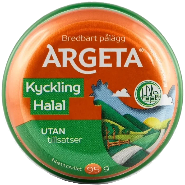 Kycklingpastej Halal 95g Argeta