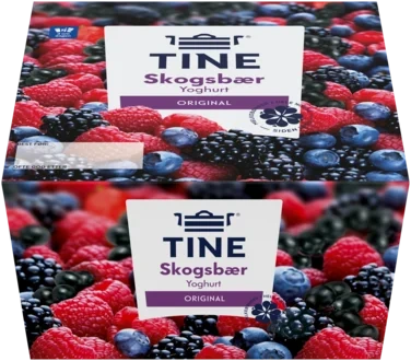 Yoghurt Skogsbær 4x150g Tine