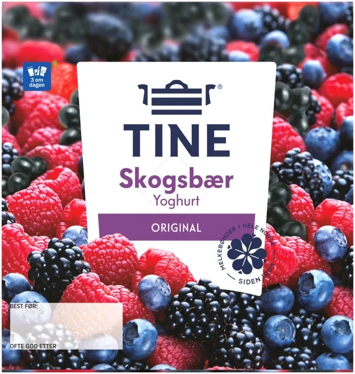 Tine Yoghurt Skogsbær 4x150g