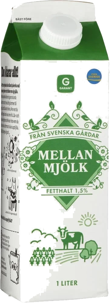 Mellanmjölk 1,5%