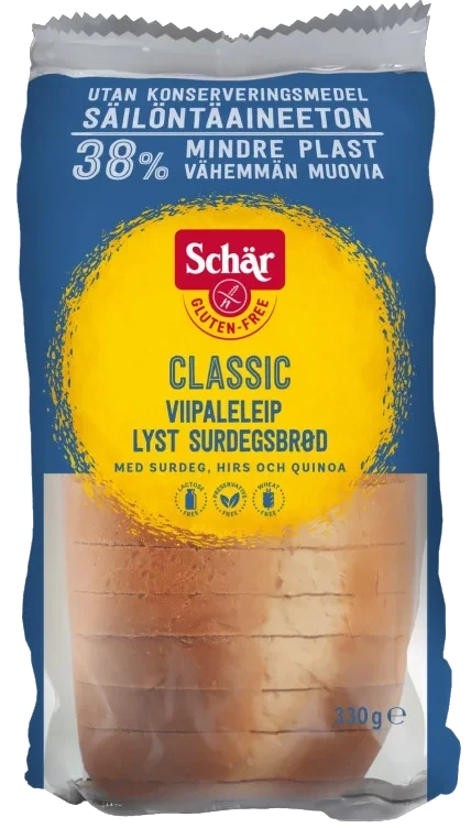 Classic Brød skivet Gl.Fri 300g Schar