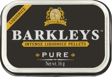 Barkleys Intense Pure Liquorice Pellets 16g