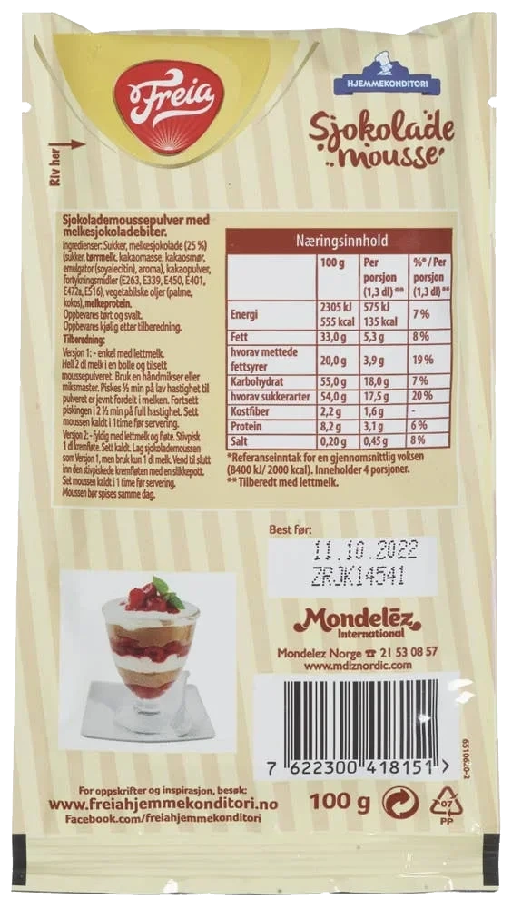 Sjokolademousse
