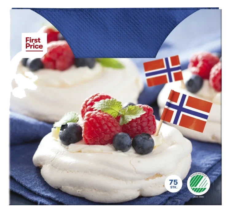 Serviett Buffet 17.mai 75stk First Price
