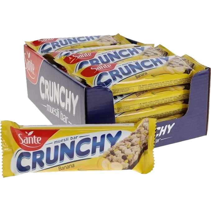 Crunchy Bar Banan & Choklad 25-pack