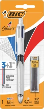 Kulepenne 4 Colour 3+1
