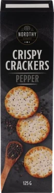 Nordthy Crispy Crackers Pepper 125g