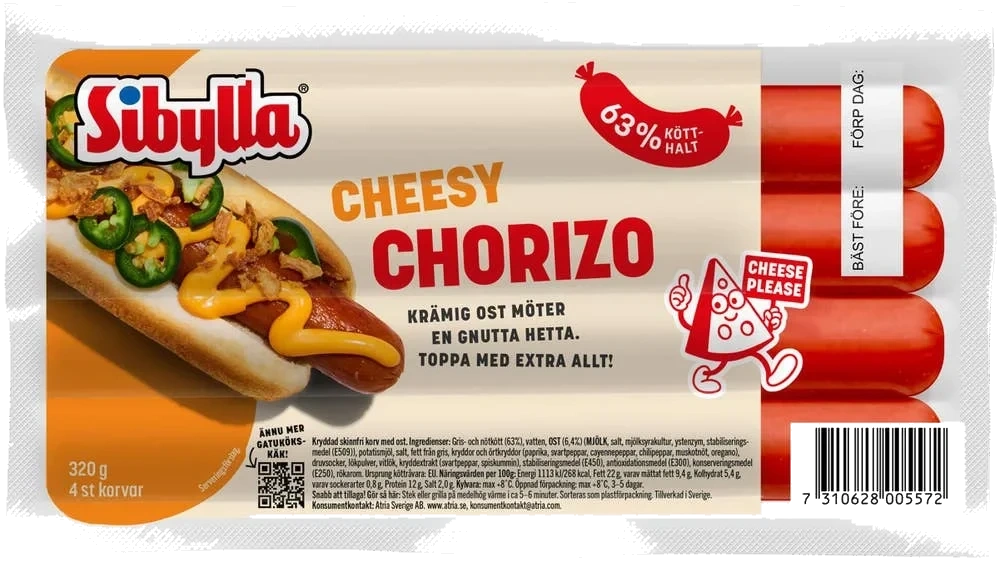 Korv Cheesy Chorizo