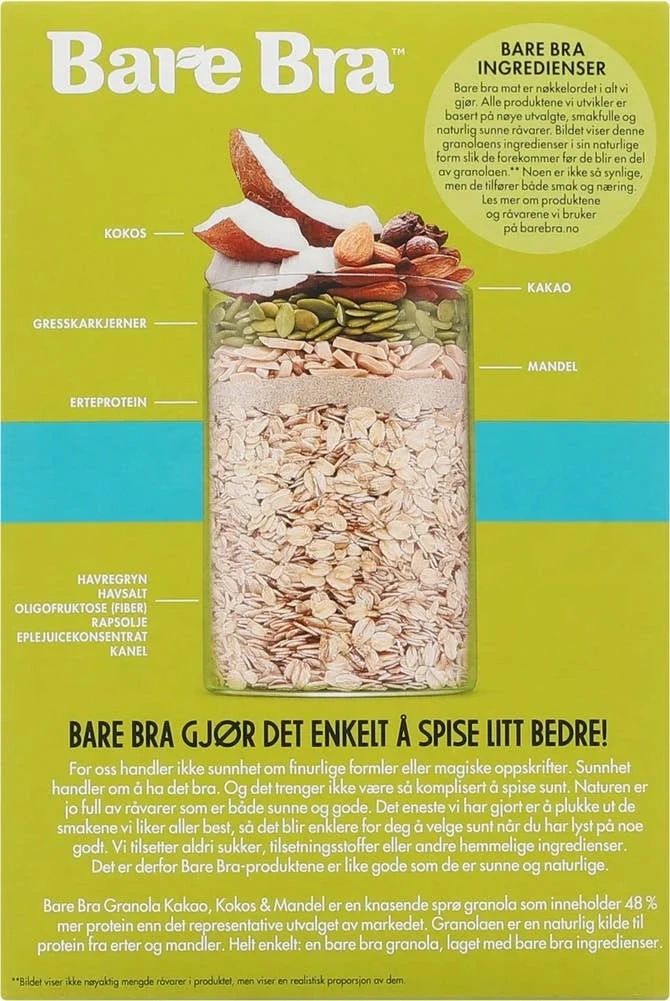 Supergranola Protein Kakao Kokos & Mandel