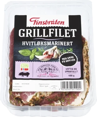 Grillfilet Hvitløksmarinert 400g Finsbråten