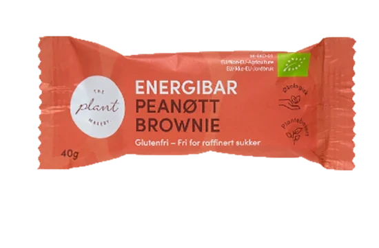 Energibar Peanøtt Brownie 40g