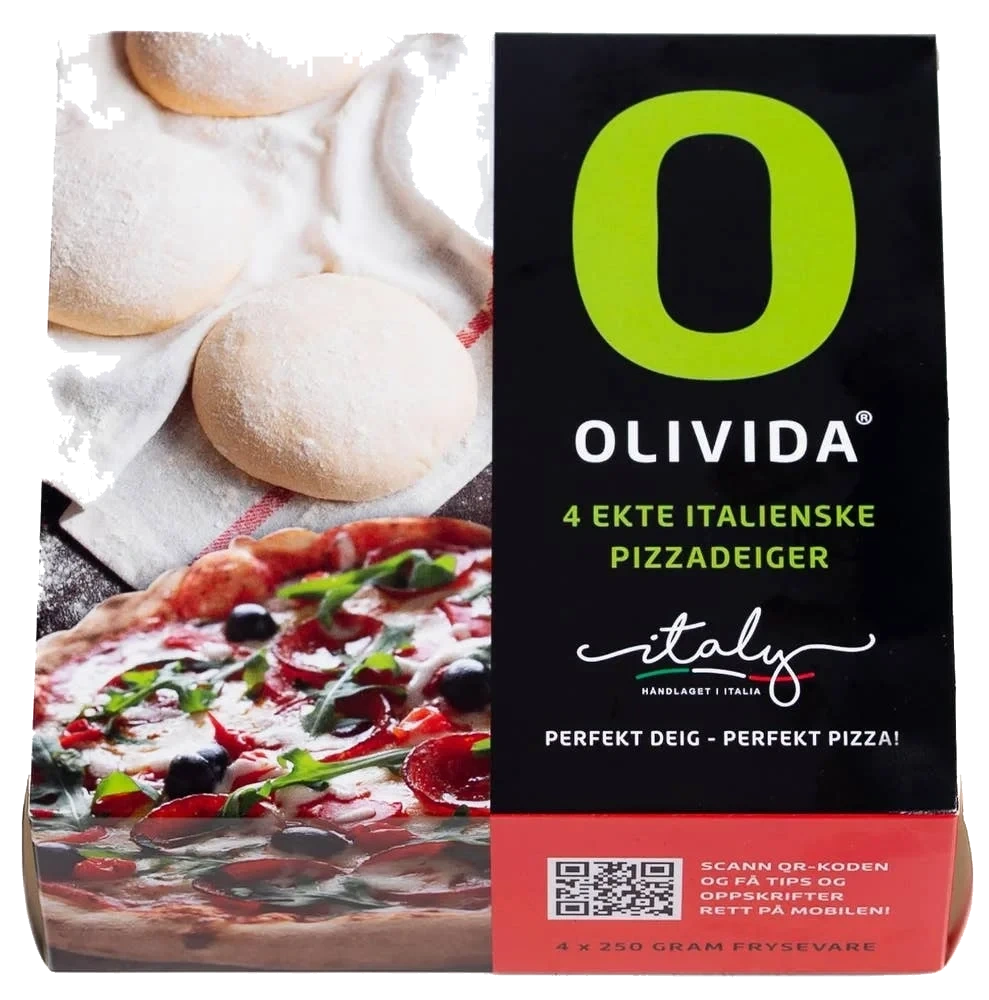 Frosne italienske pizzadeiger