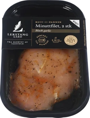 Kylling Minuttfilet Black Garlic 200g Enh Lerstang