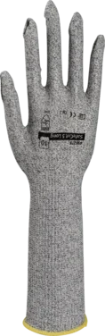 Kutthanske 10 Grå Hdpe Fiber/glassfiber/spandex/nylon Kutt 5 Lang