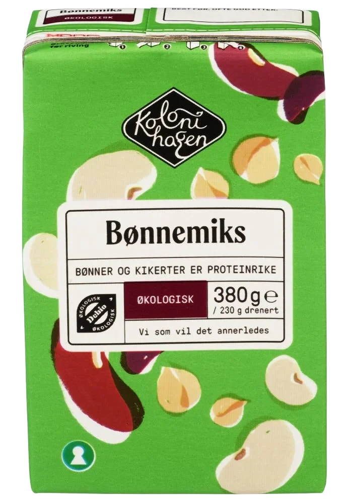 Bønnemiks Økologisk, 380 g