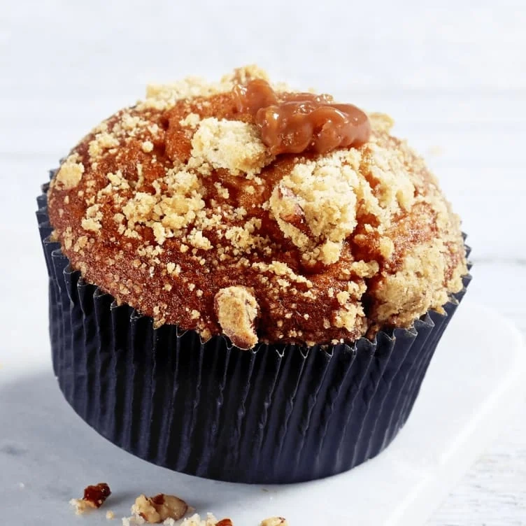 Karamellmuffins m/Pekan