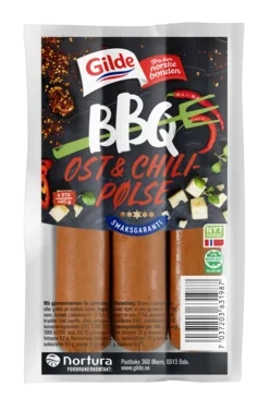 Ost & Chili Pølse 6x480g