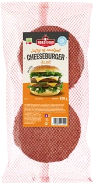 Hamburger Trippelcheese 800g Frys