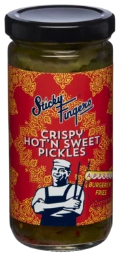 Sylteagurk Sterk og Søt 226g Sticky Fingers