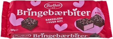 Bringebærbiter 8stk 150g Berthas