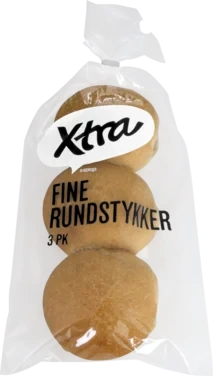 X-tra Rundstykker Fine 3pk 180g