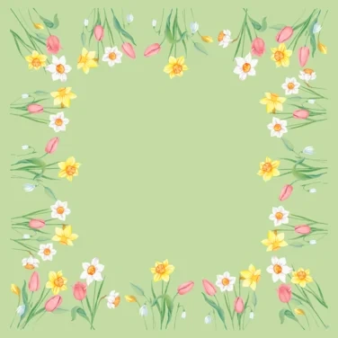 Snippduk Biodunicel 84x84cm Spring Melody