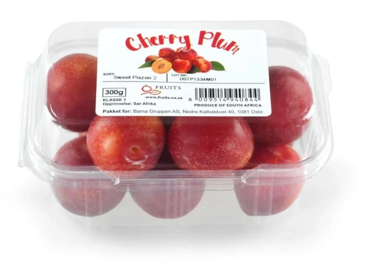 Plommer Cherry 300g kurv