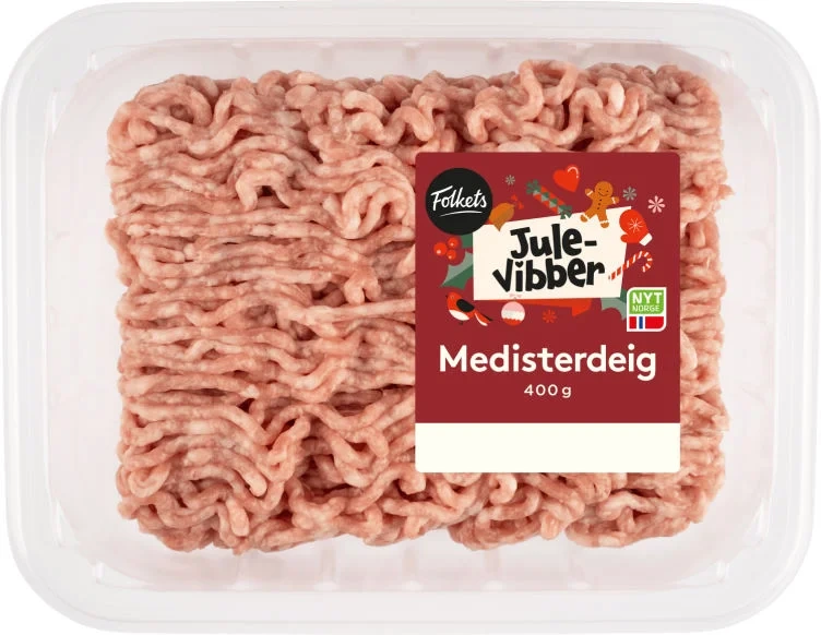 Medisterdeig Folkets Julevibber 400g