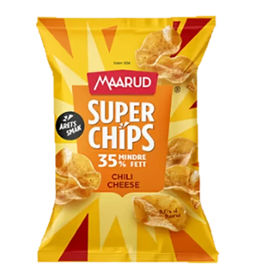 Maarud Superchips Chili Cheese 140g