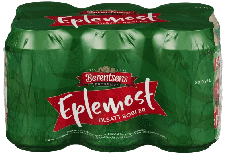 Eplemost 6pak 0,33cl Berentsens