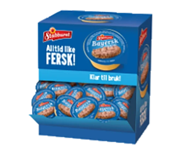 Bayersk Postei Porsjon Eske 70x22g