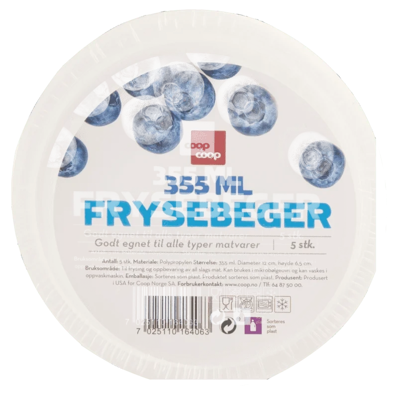 Coop Frysebeger 355ml 5stk