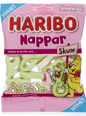 Nappar skum 120 g Haribo