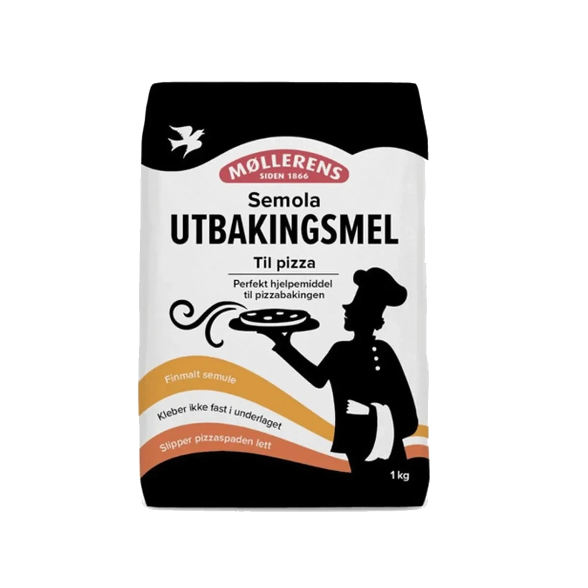 Pizza Utbakingsmel Av Semule 1kg Møllerens