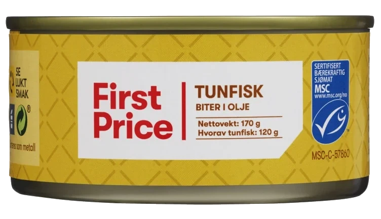 Tunfisk i Olje 170g Msc First Price