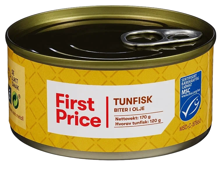 Tunfisk i Olje 170g Msc First Price