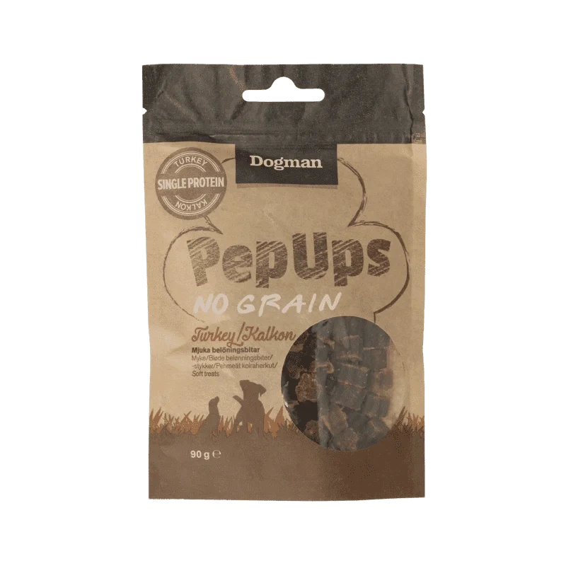 Pep Ups No Grain Kalkon 90g