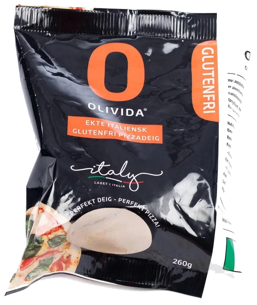 Olivida glutenfri frossen italiensk pizzadeig