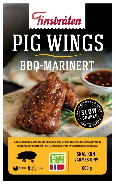 Finsbråten Pig Wings, 600g