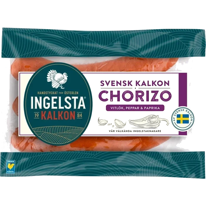 Chorizo av Kalkon 270g Ingelsta Kalkon
